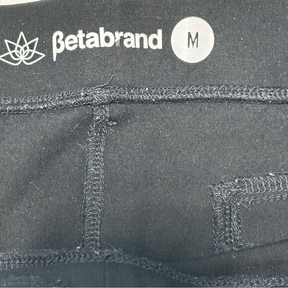 Betabrand Classic Womens Dress Pant Yoga Pant Size M Boot-Cut - Picture 8 of 9